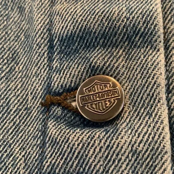 Harley Davidson Jean Jacket - Picture 7 of 10